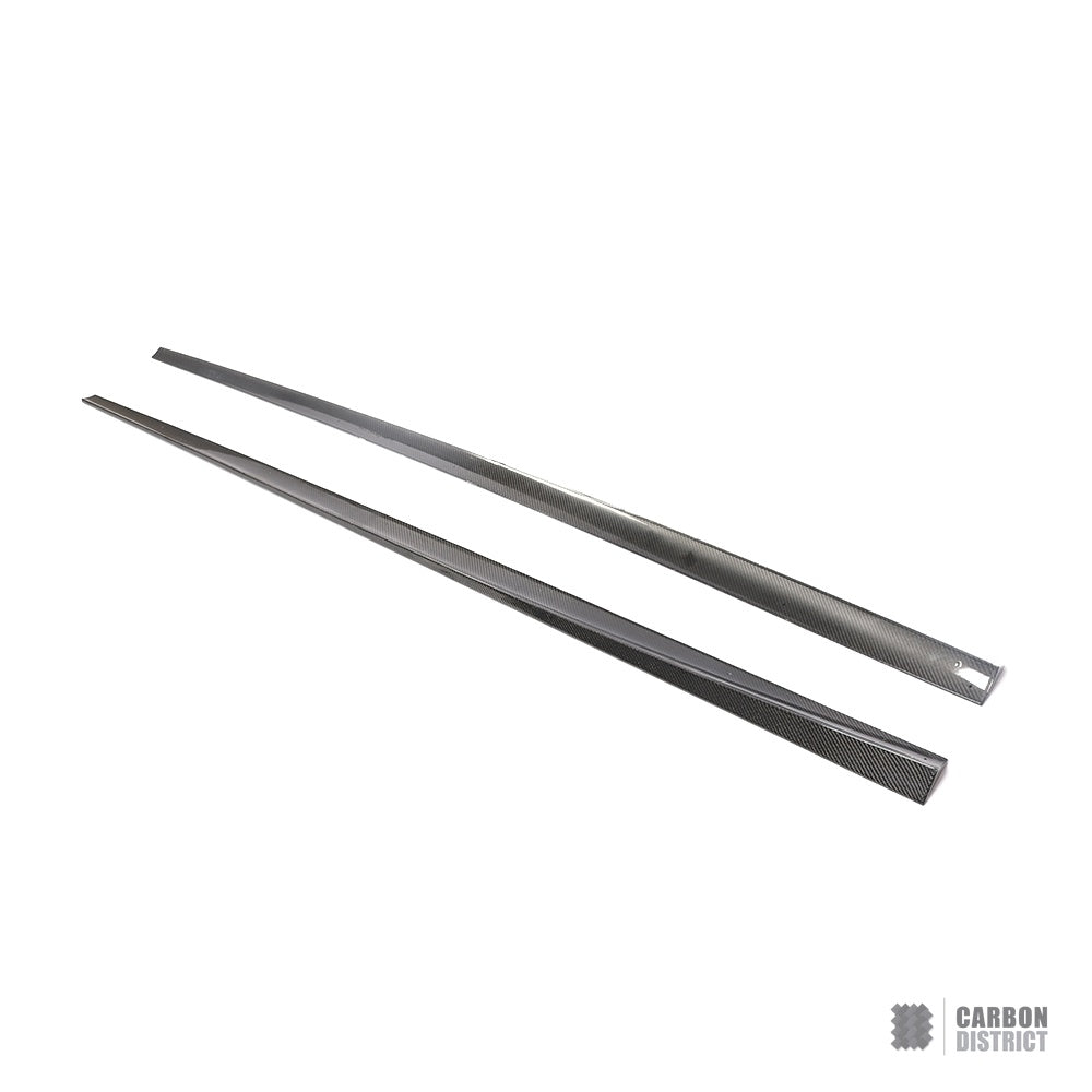 Mercedes E-Class Coupe (C238/A238) carbon fibre side skirts (V1) — fits 2017-2023