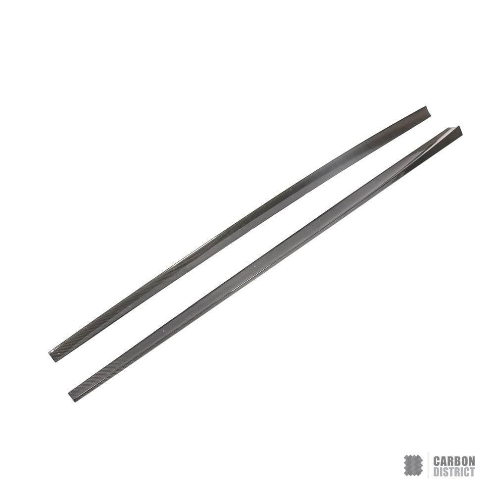 Mercedes E-Class Coupe (C238/A238) carbon fibre side skirts (V1) — view 4