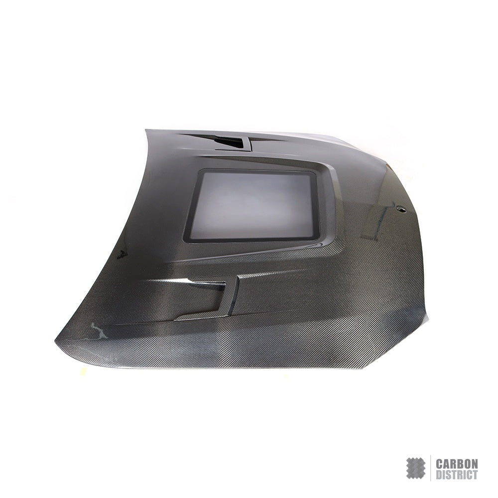 Mercedes C43 AMG (A205/C205/W205) carbon fibre bonnet — UV-stable gloss finish