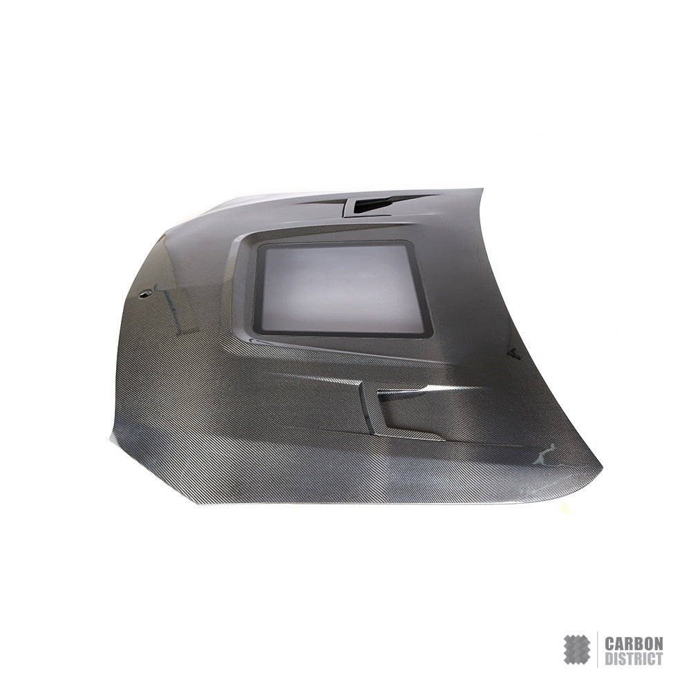 Mercedes C43 AMG (A205/C205/W205) carbon fibre bonnet — view 4