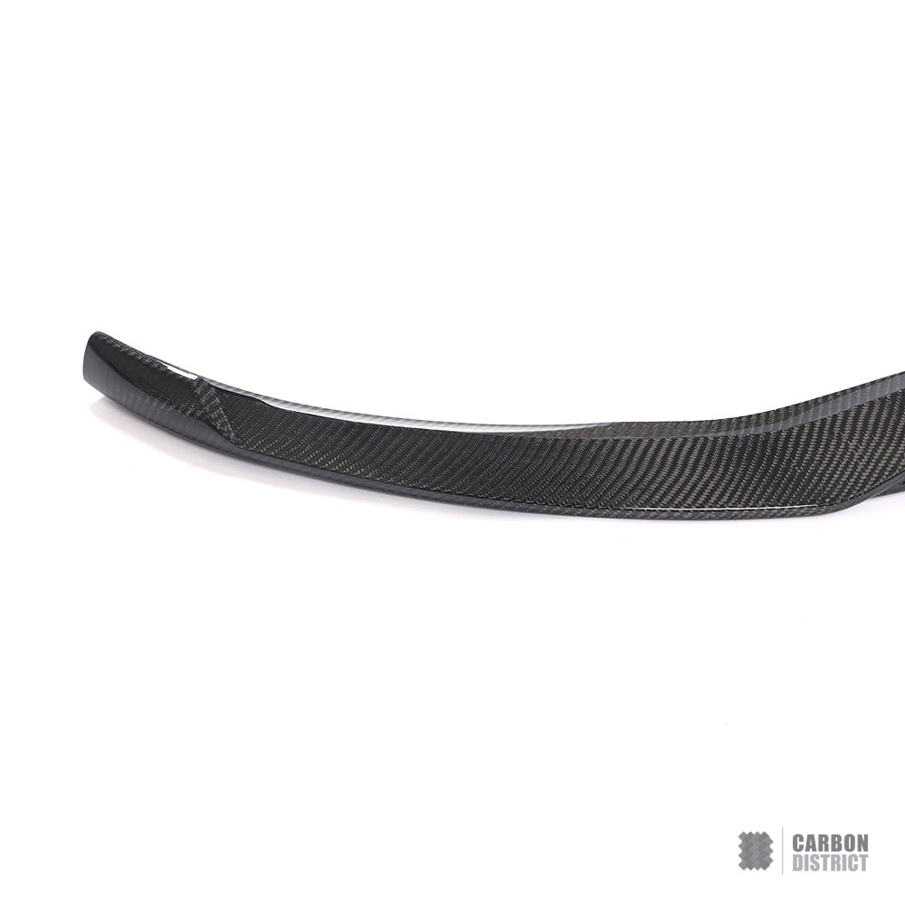 Mercedes C-Class Coupe/Cabriolet (C205/A205) carbon fibre front lip (V1) — view 5