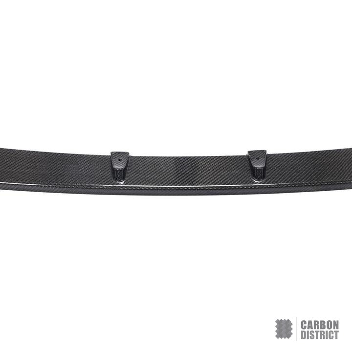 Mercedes C-Class Coupe/Cabriolet (C205/A205) carbon fibre front lip (V2) — fits 2016-2023