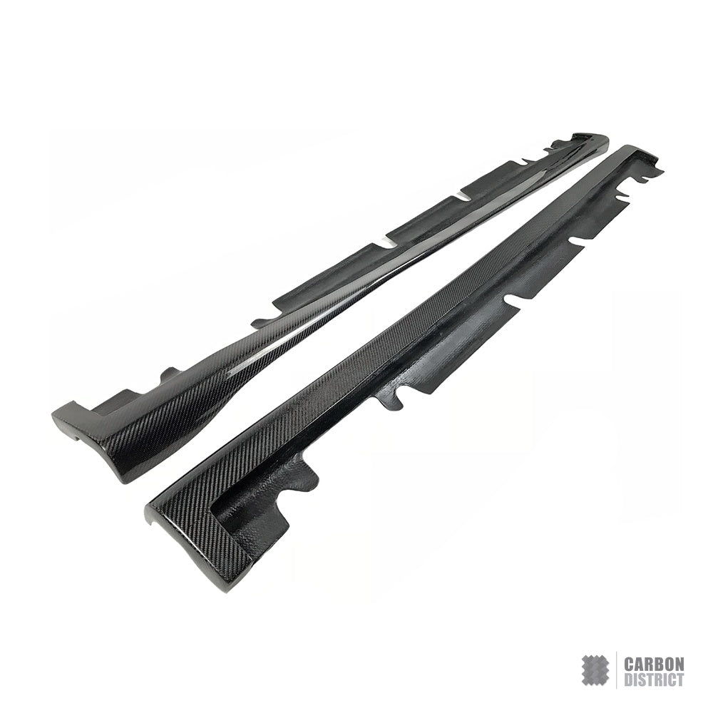Mercedes A-Class (W176) Carbon Fibre Side Skirts V2