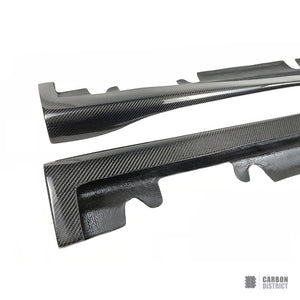 Mercedes A-Class (W176) Carbon Fibre Side Skirts V2