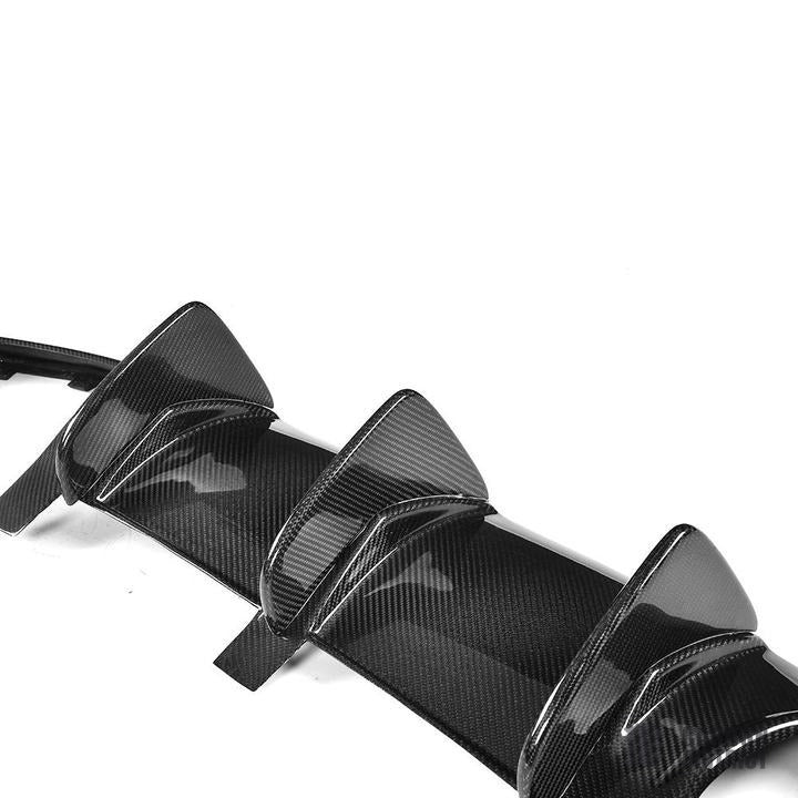 Mercedes C63 AMG (W204) carbon fibre rear diffuser — fits 2008-2011