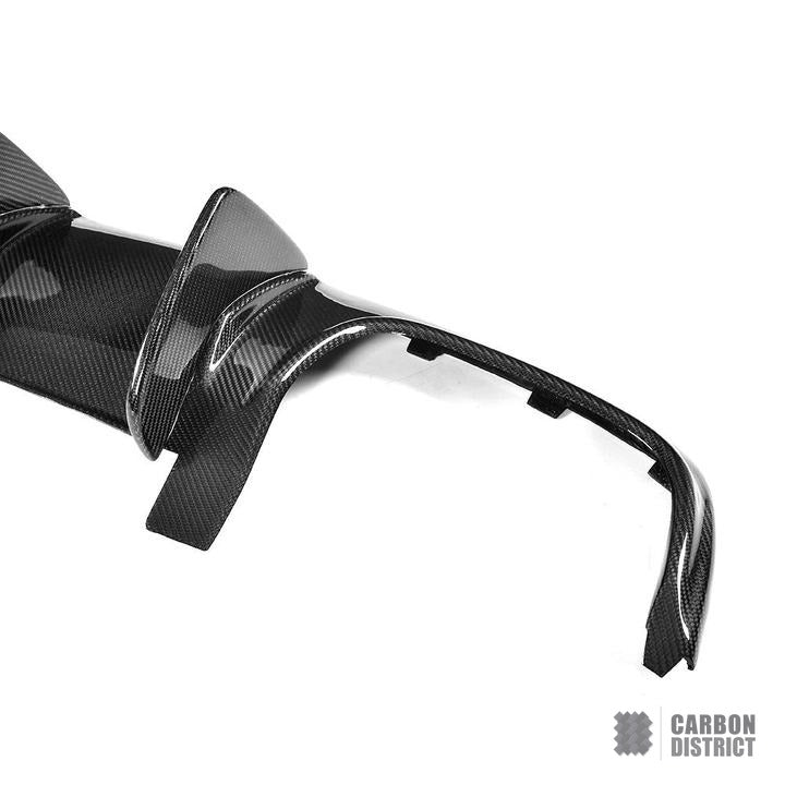 Mercedes C63 AMG (W204) carbon fibre rear diffuser — view 4