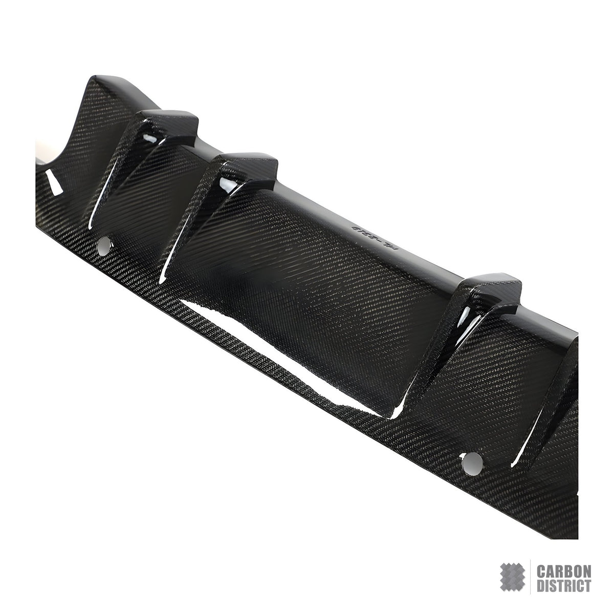 Mercedes C-Class (W205) carbon fibre rear diffuser (V2) — fits 2015-2019