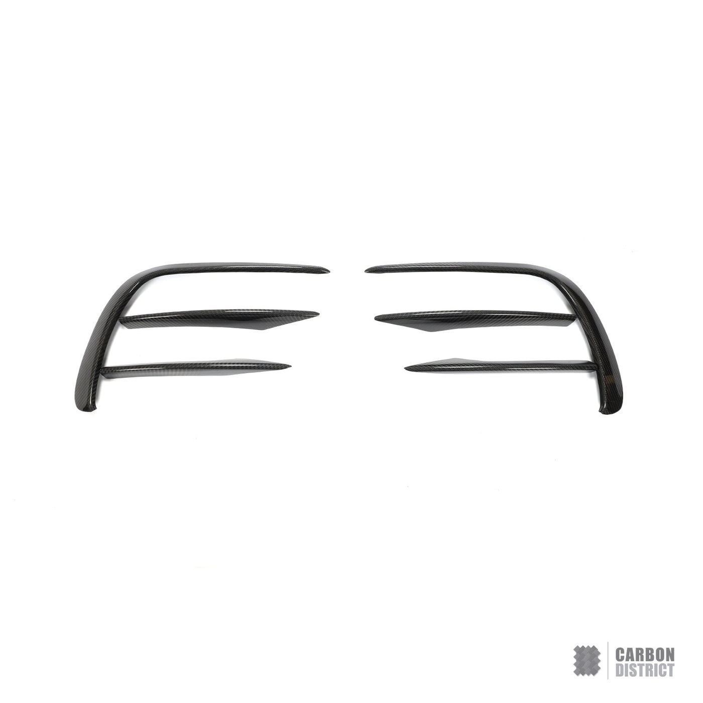 Mercedes E-Class (W213) Dry Carbon Fibre Front Canards