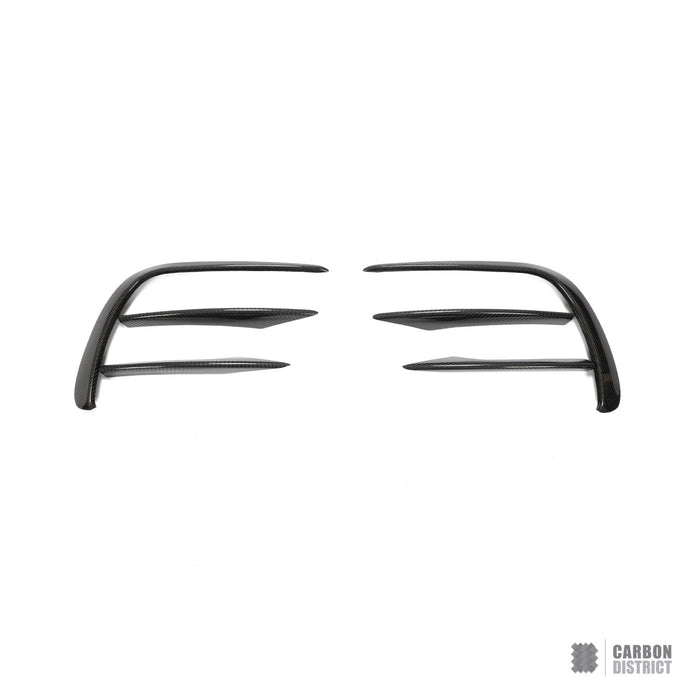 Mercedes E-Class (W213) Dry Carbon Fibre Front Canards