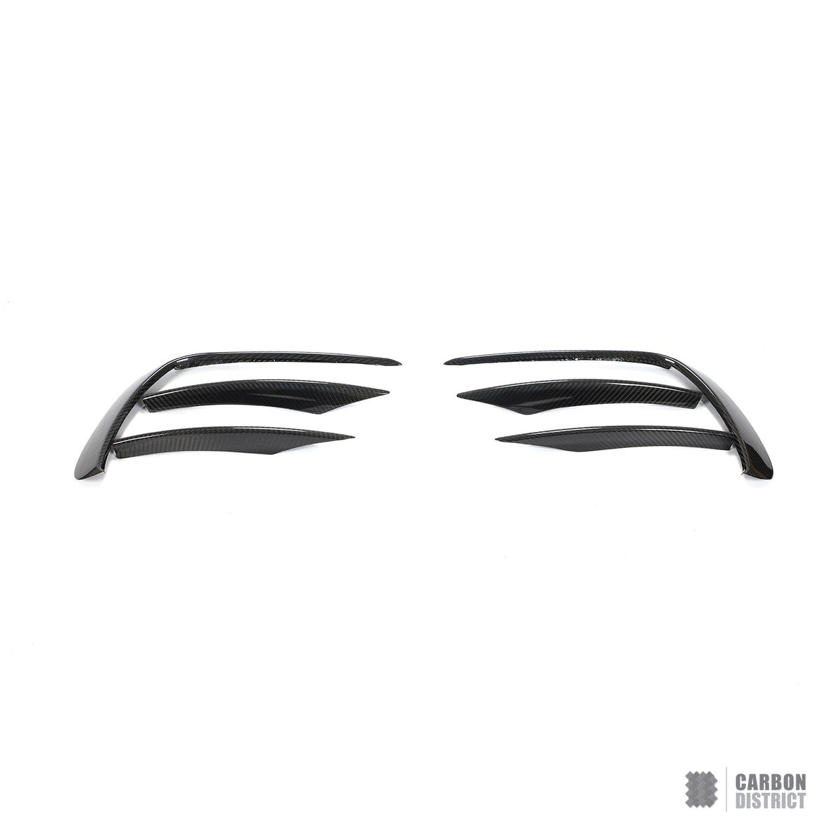 Mercedes E-Class (W213) Dry Carbon Fibre Front Canards