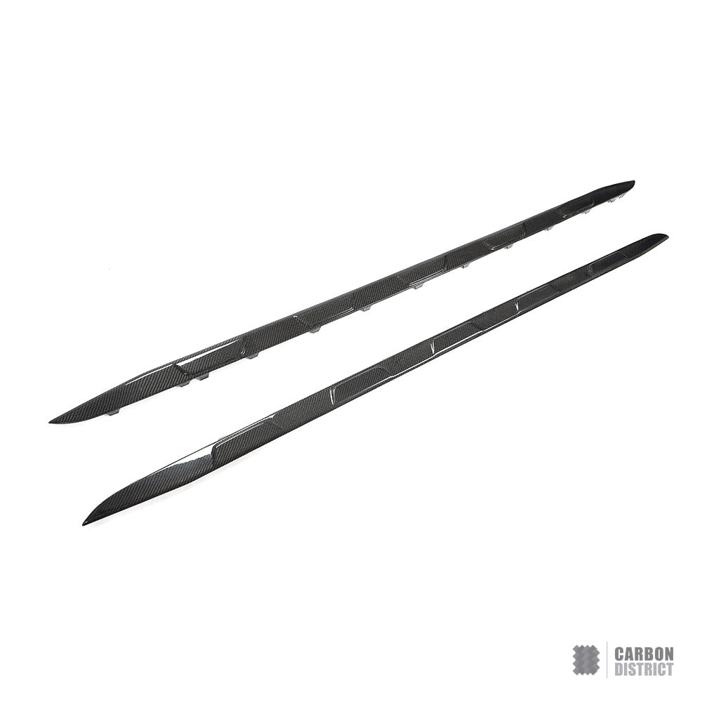 Mercedes GLA45 AMG (X156) carbon fibre side skirts — fits 2014-2019
