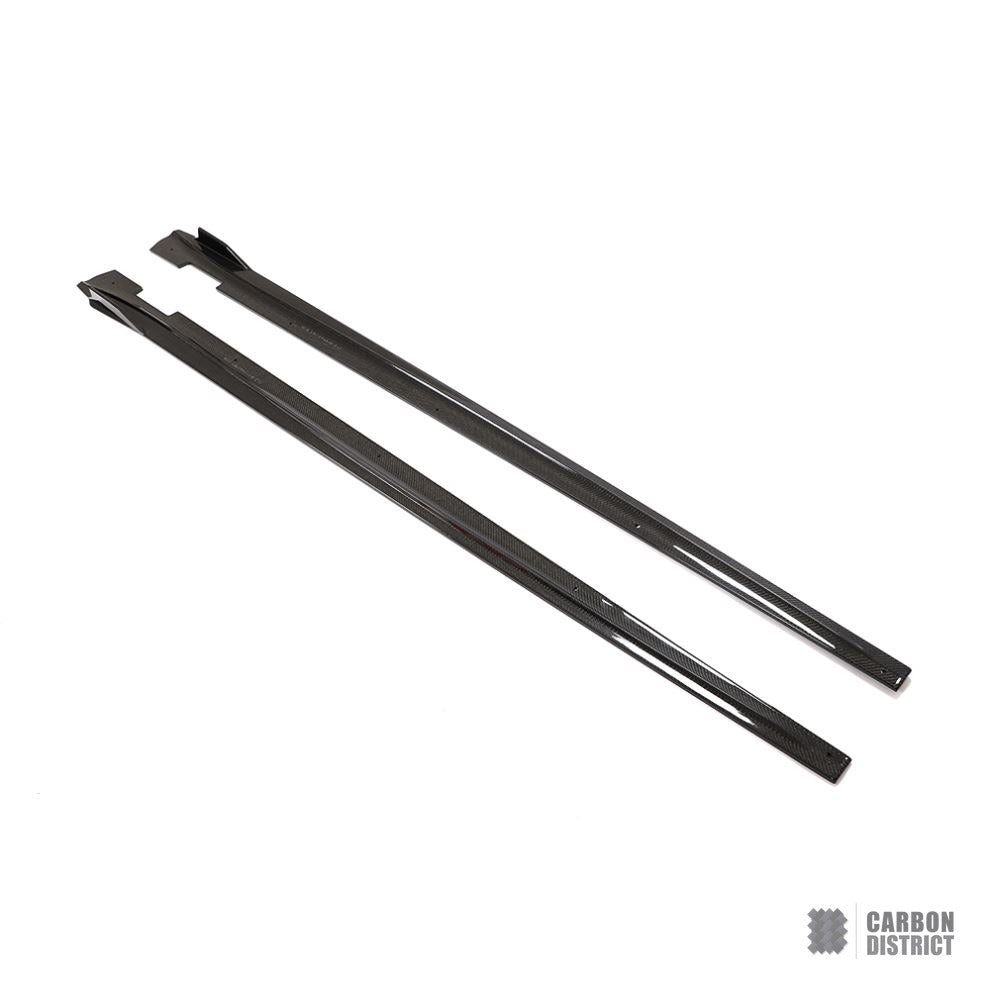 Porsche Panamera (971) carbon fibre side skirts (V2) — view 4