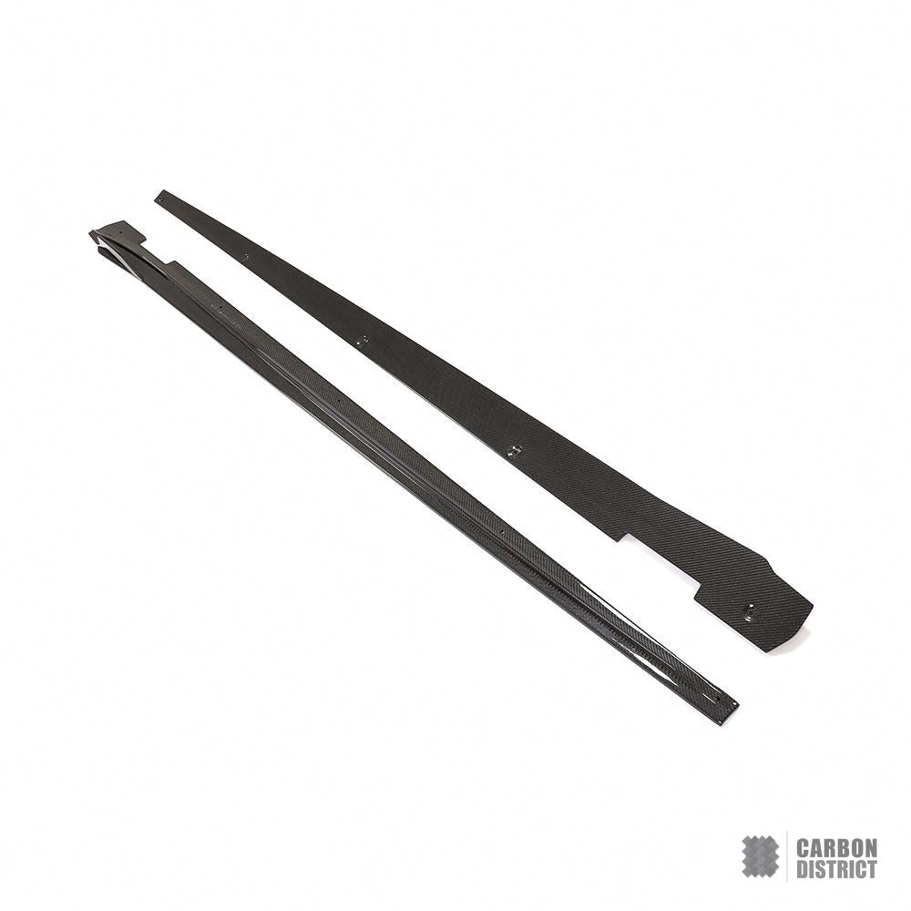 Porsche Panamera (971) carbon fibre side skirts (V2) — view 5