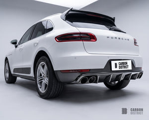 Porsche Macan (95B.1) carbon fibre rear diffuser — view 4