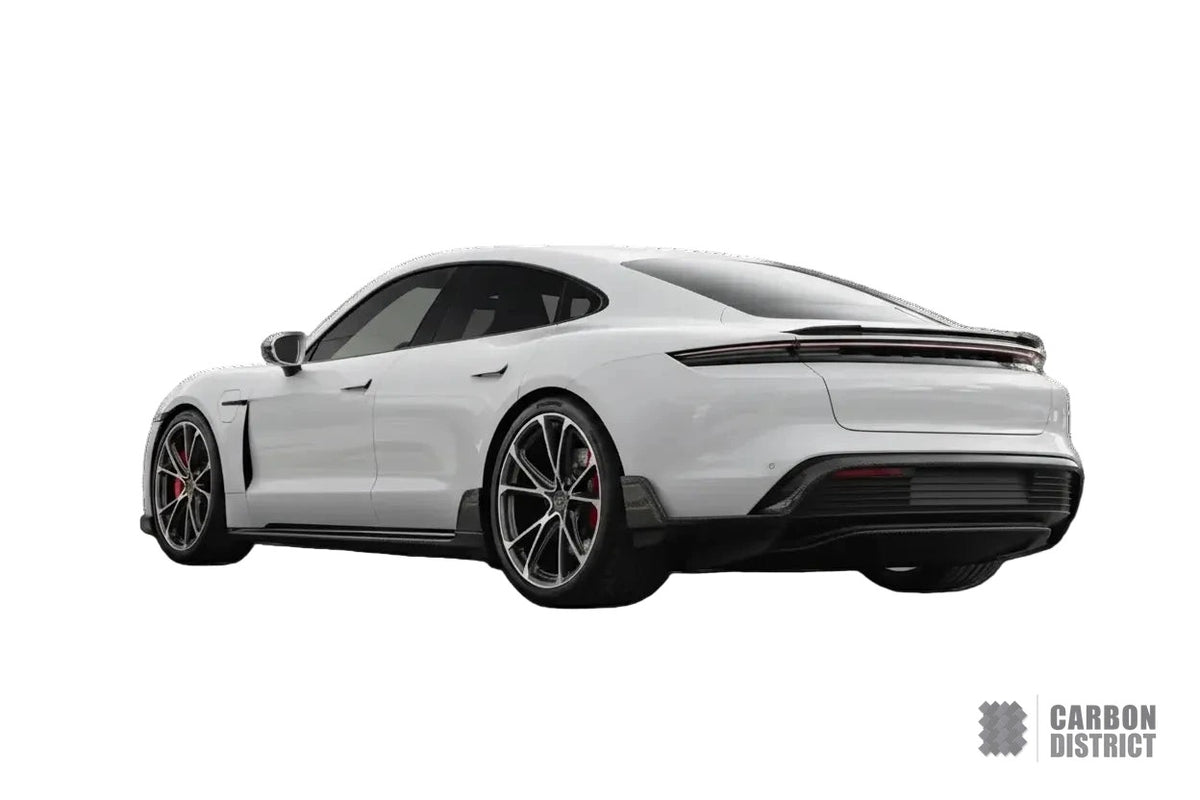 Porsche Taycan (9J1) carbon fibre spoiler — UV-stable gloss finish