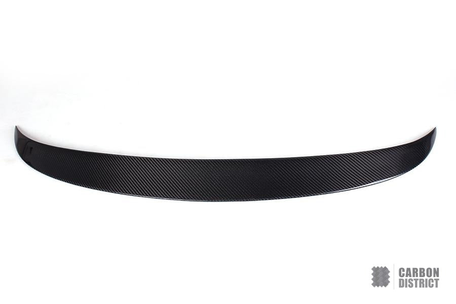 Volkswagen Scirocco (MK3) carbon fibre roof spoiler (stick-on, V1) — UV-stable gloss finish