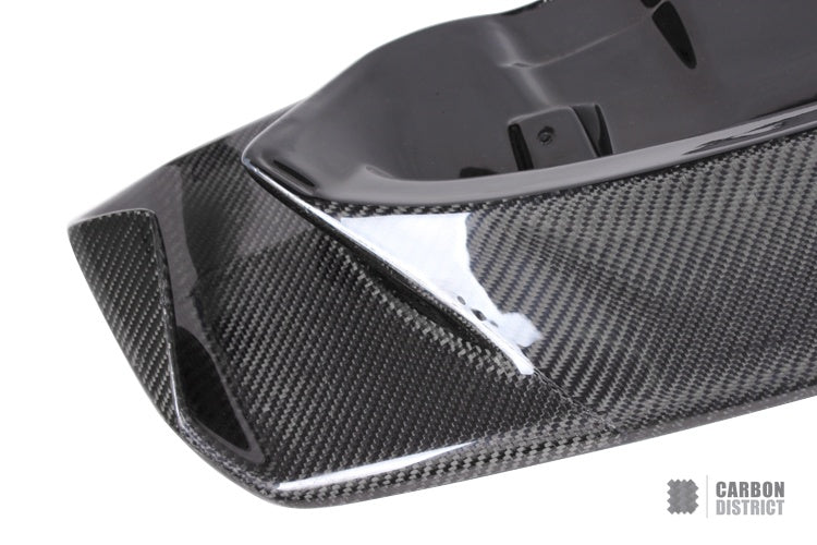 Volkswagen Scirocco (MK3) carbon fibre roof spoiler (V2) — UV-stable gloss finish