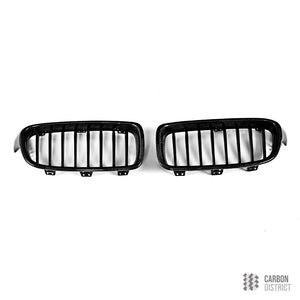 BMW 3 Series (F30) carbon fibre kidney grille — fits 2012-2019