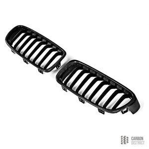 BMW 3 Series (F30) carbon fibre kidney grille — made to order in genuine carbon fibre