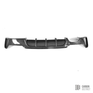BMW 4 Series (F32/F33/F36) carbon fibre rear diffuser (M sport Lip)