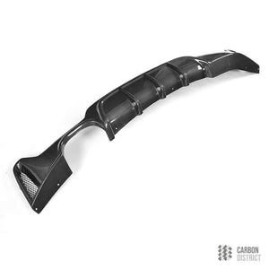 BMW 4 Series (F32/F33/F36) carbon fibre rear diffuser (M sport Lip) — fits 2013-2018