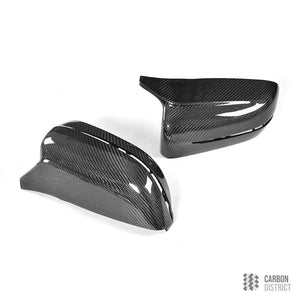 BMW 5 Series (G30) carbon fibre mirror caps — fits 2017-2023