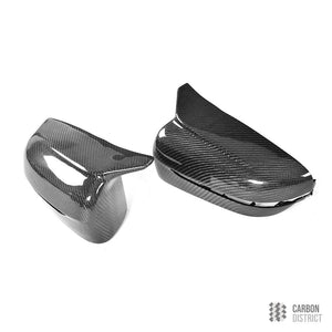 BMW 5 Series (G30) carbon fibre mirror caps — made to order in genuine carbon fibre