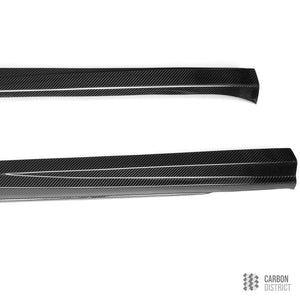 VW Golf (MK7/MK7.5) carbon fibre side skirts — fits 2013-2020