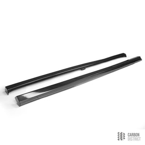 VW Golf (MK7/MK7.5) carbon fibre side skirts — made to order in genuine carbon fibre