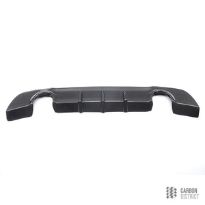 BMW 3 Series (E92) carbon fibre rear diffuser — 3K twill gloss finish