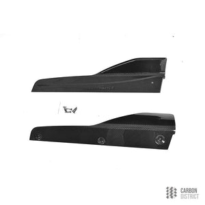 BMW M3/M4 (F8x) carbon fibre side skirt extensions — fits 2014-2019