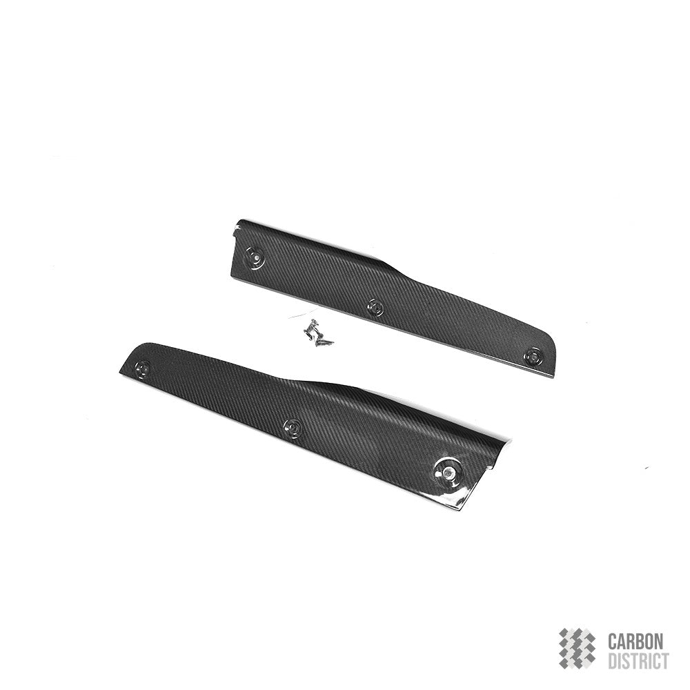 BMW M3/M4 (F8x) carbon fibre side skirt extensions — made to order in genuine carbon fibre