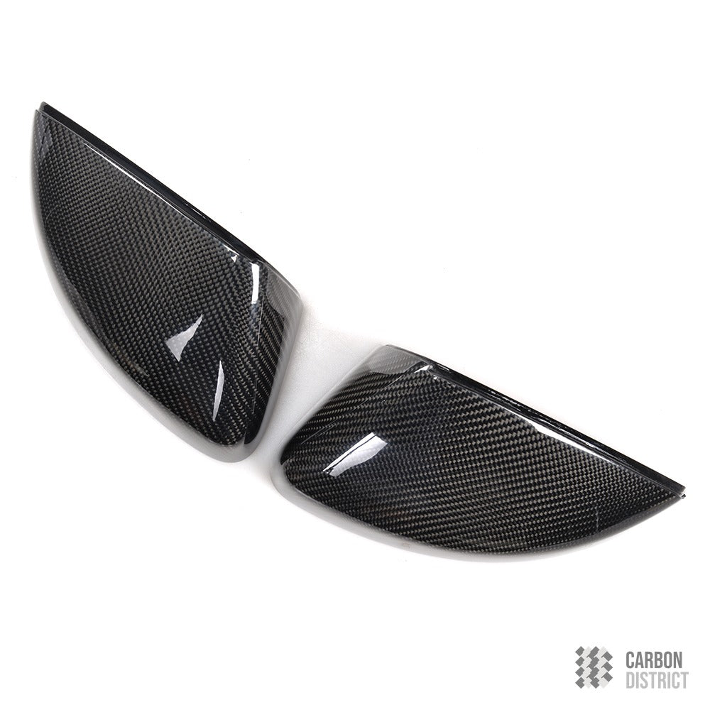 Audi A3/S3/RS3 (8V) carbon fibre mirror caps — fits 2012-2020