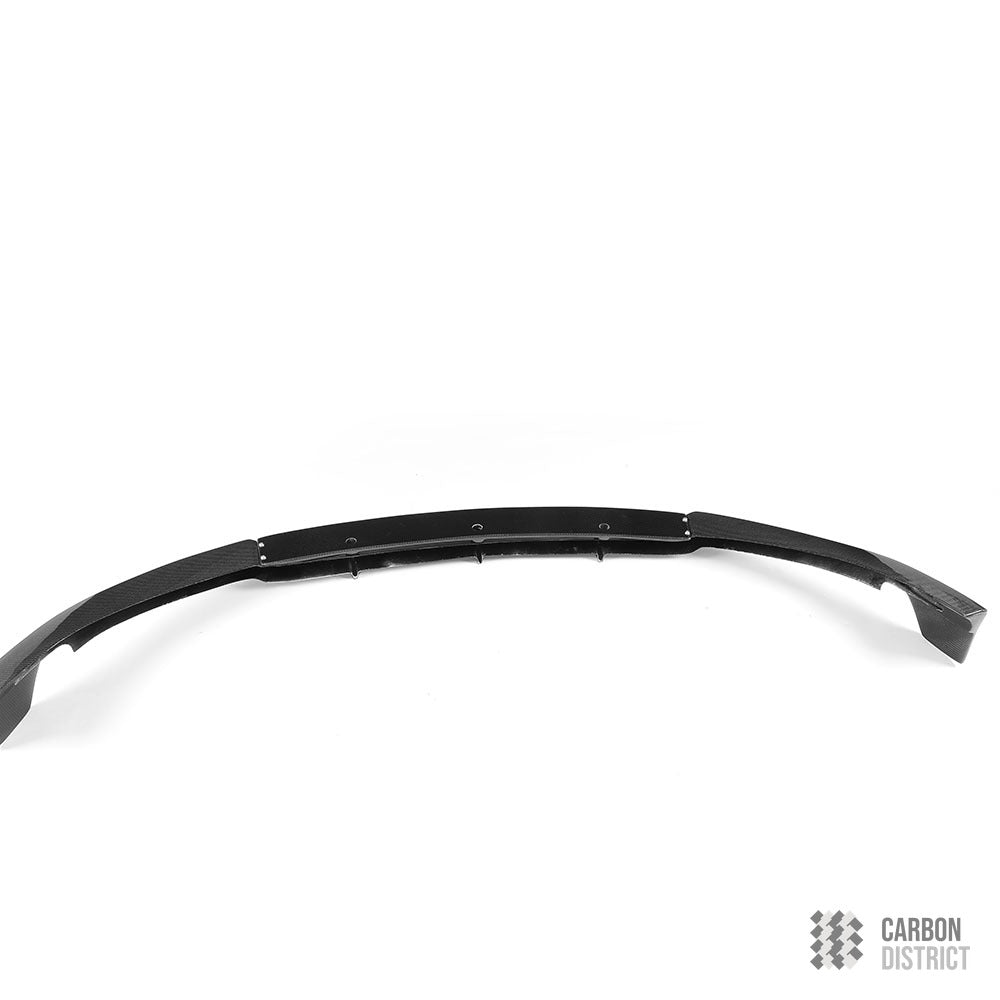Mercedes C-Class (W205 Coupe) carbon fibre front lip — made to order in genuine carbon fibre