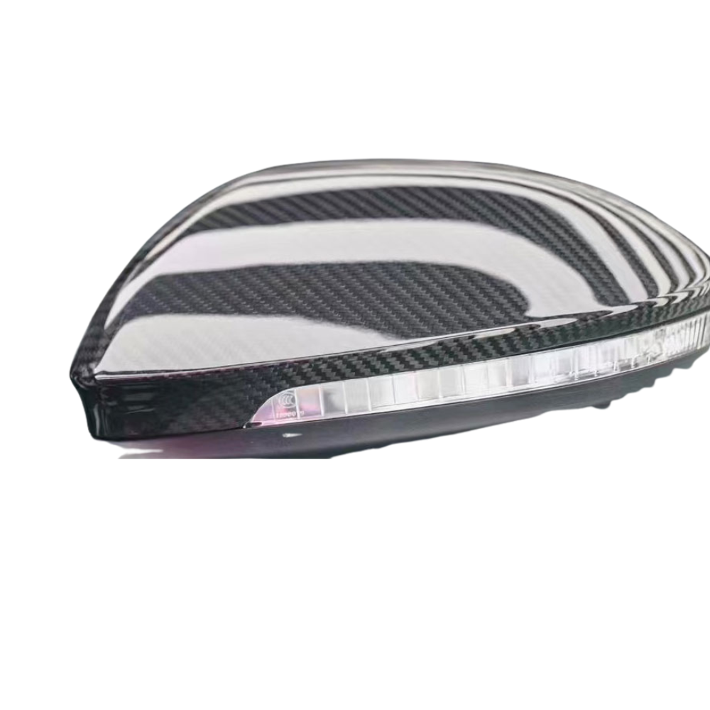VW Golf Mk8 Carbon Fibre Mirror Caps