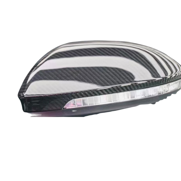 VW Golf Mk8 Carbon Fibre Mirror Caps