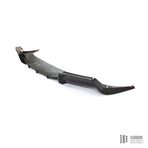 Tesla Model Y dry carbon fibre rear diffuser — dry carbon weave