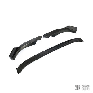 Audi A4/S4 (B9) carbon fibre front lip — made to order in genuine carbon fibre