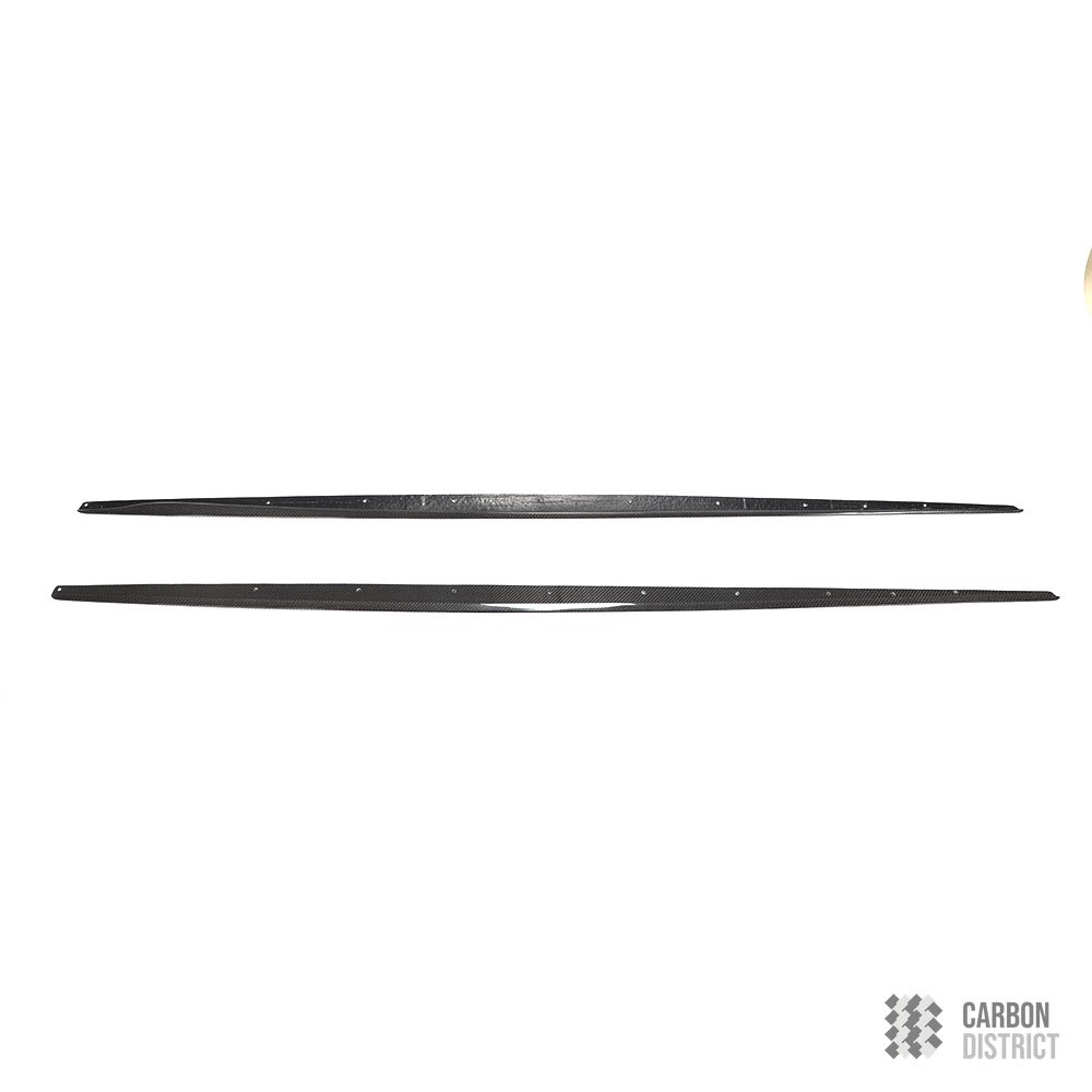 BMW 1 Series (F20) carbon fibre side skirts — fits 2011-2019