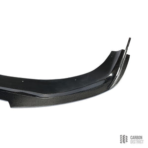 Audi A7/S7 (C8) carbon fibre front lip — UV-stable gloss finish detail