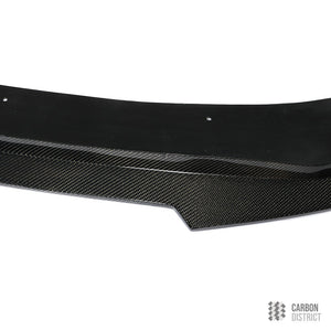 Audi A7/S7 (C8) carbon fibre front lip — 3K twill gloss finish