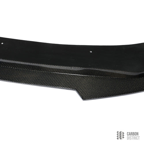 Audi A7/S7 (C8) carbon fibre front lip — 3K twill gloss finish