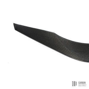 Toyota Supra (A90) carbon fibre spoiler — 3K twill gloss finish