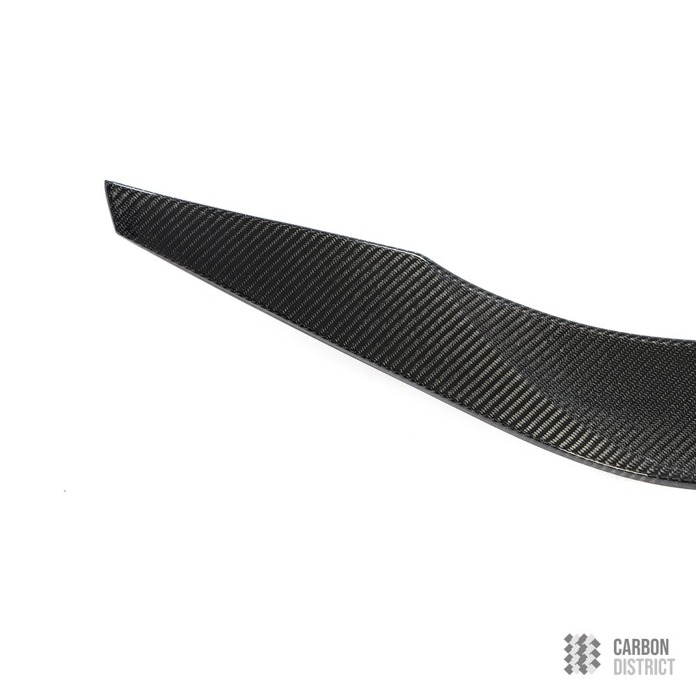 Toyota Supra (A90) carbon fibre spoiler — 3K twill gloss finish