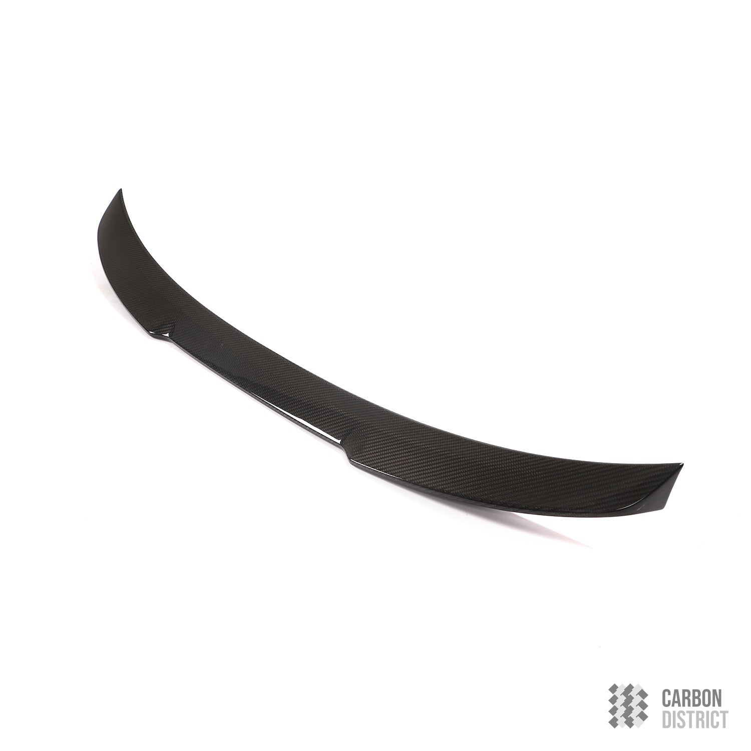BMW 3 Series (F30) carbon fibre spoiler — 3K twill gloss finish