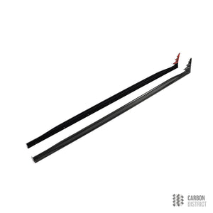 VW Golf Mk8 carbon fibre side skirts — fits 2020+