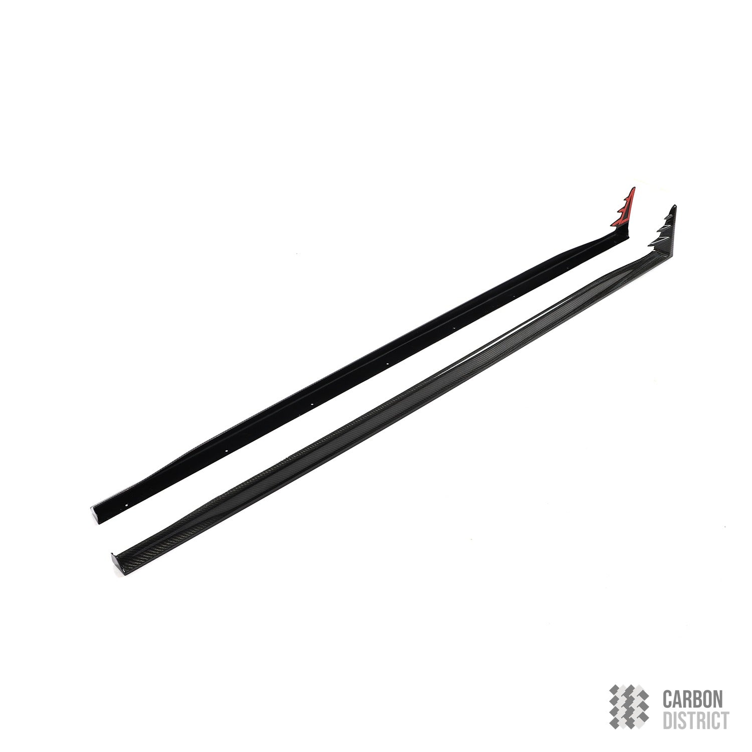 VW Golf Mk8 carbon fibre side skirts — fits 2020+