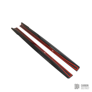 Tesla Model 3 carbon fibre side skirts