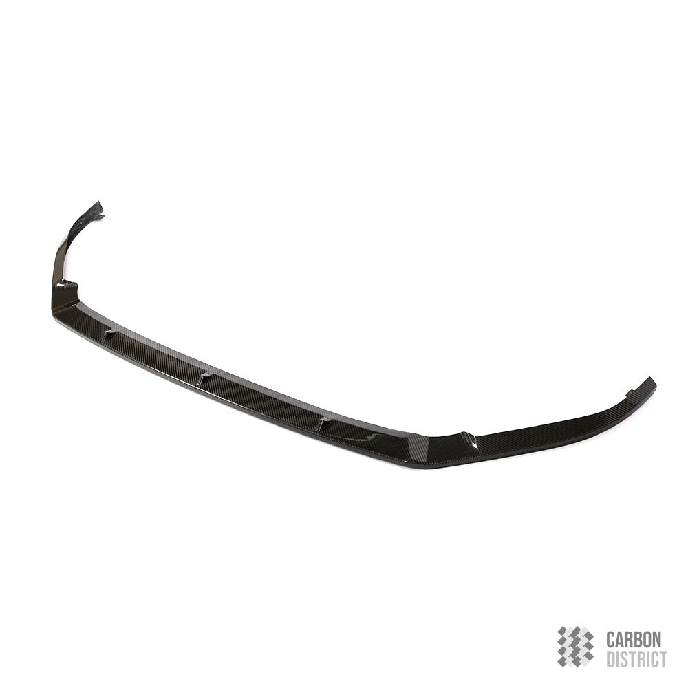 VW Golf (MK7) carbon fibre front splitter — 3K twill gloss finish
