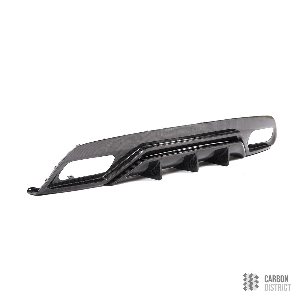 Mercedes A Class (W176) carbon fibre rear diffuser — fits 2012-2018